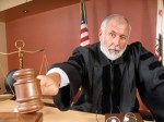 Judge using his gavel