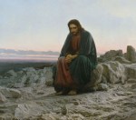 Kramskoĭ, Ivan Nikolaevich, 1837-1887. Christ in the Desert, Public Domain.