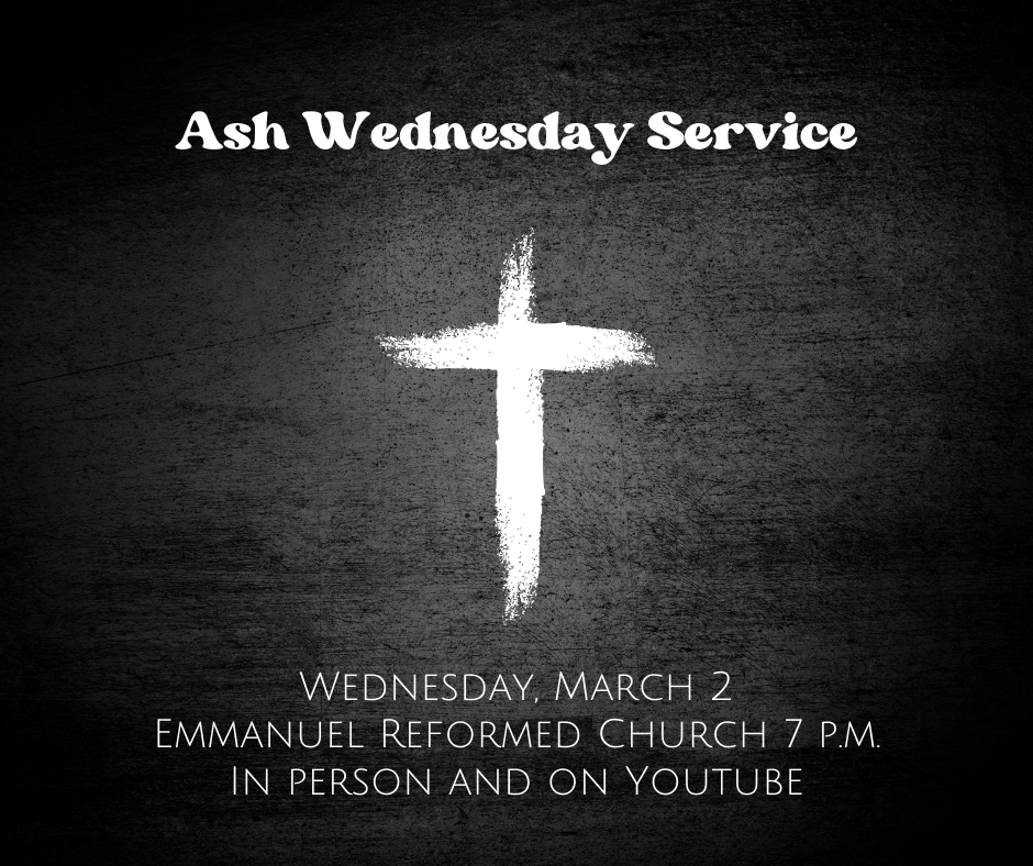 Ash Wednesday.  March 2, 2022. 7&nbsp;p.m.