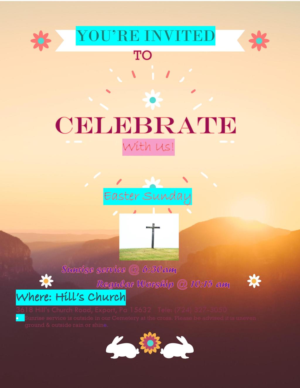 You are invited to Easter&nbsp;Services