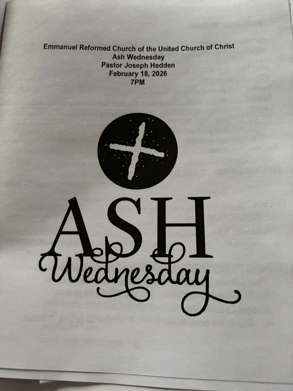 Ash Wednesday 2026 — John 10